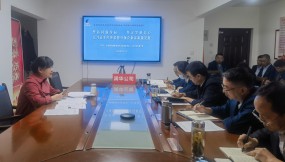  集團公司黨委副書記、工會主席陳衛(wèi)英到聯(lián)系單位甘肅物流集團潤華公司講專題黨課