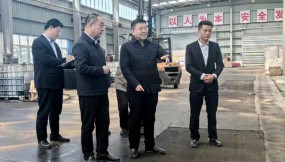  王月成在皋蘭公司、生資公司調研